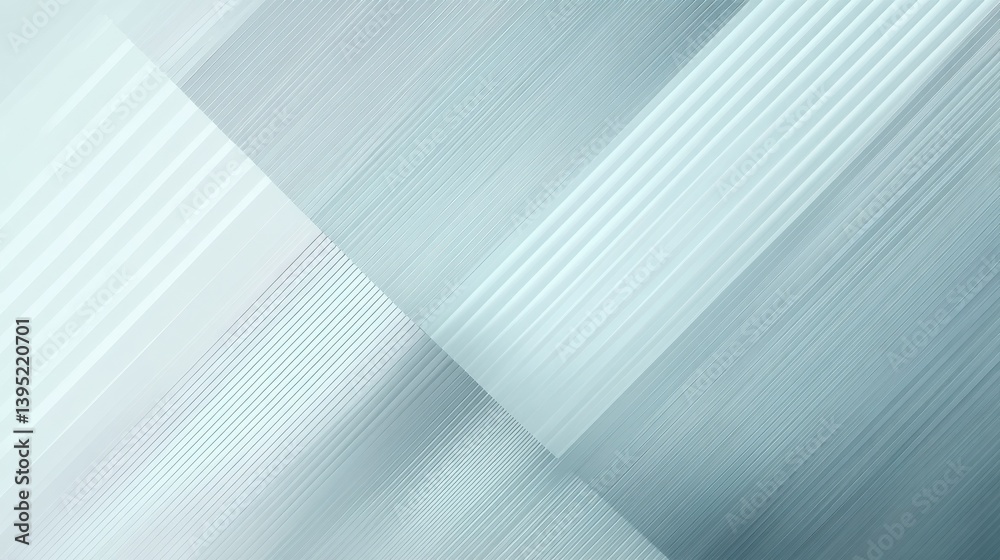 Obraz premium Light pastel soft pale dusty gray blue silver white abstract pattern background. Geometric shape. Line stripe angle facet triangle fold. Color gradient. Noise grain. Business.
