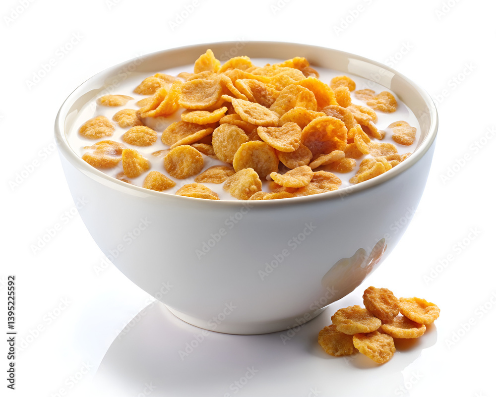 caramel cornflakes milk white bowl caramel cornflakes milk white bowl