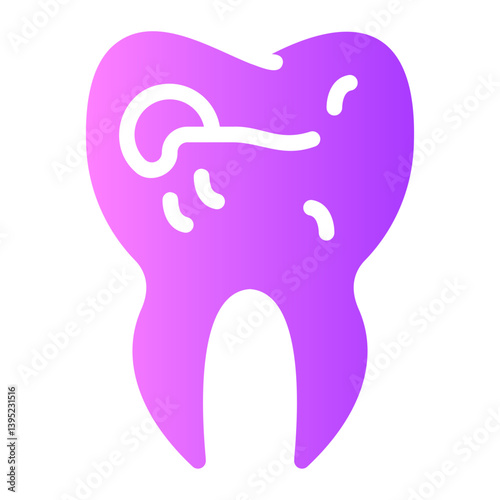 cavity gradient icon