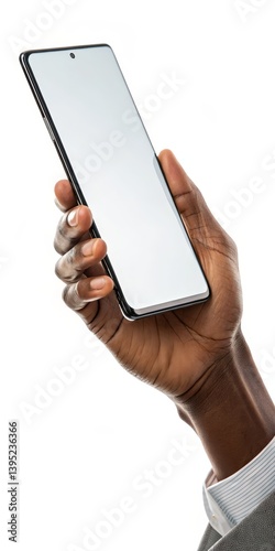 Hand Holding Smartphone Ver...