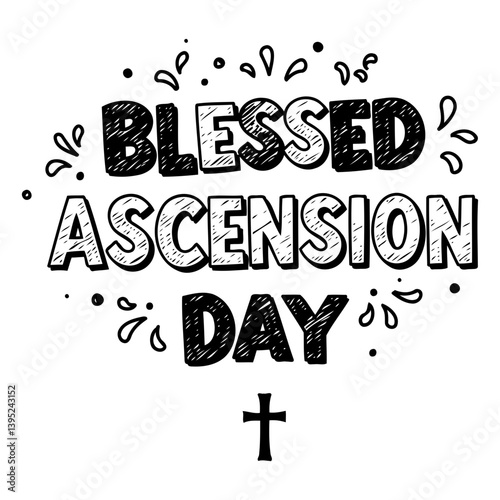 Blessed Ascension Day Graphic