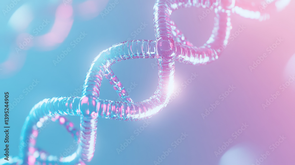 Fototapeta premium Biomedical concept DNA science illustration