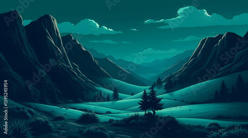 lake in the mountains