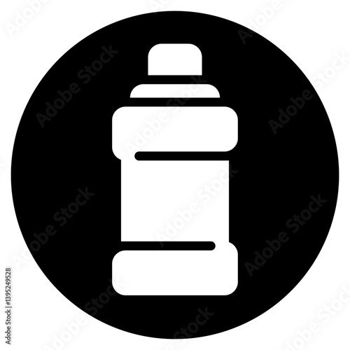 mouthwash glyph icon