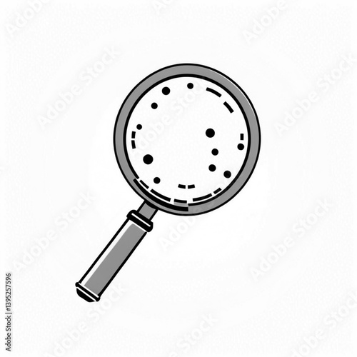 虫眼鏡のアイコン｜Magnifying Glass Icon