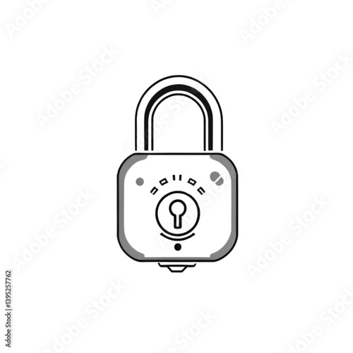 南京錠のアイコン｜Padlock Icon