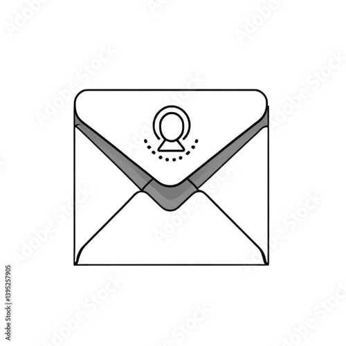 封筒のアイコン｜Mail Notification Icon