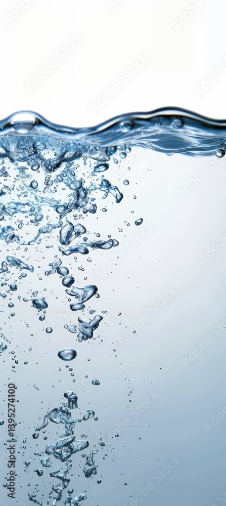 Crystal clear water bubbles Crystal clear water bubbles