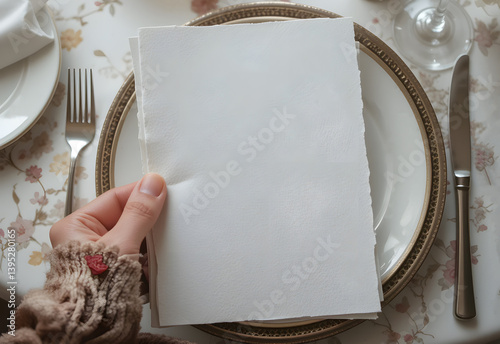 Detailed Restaurant Menu Mockup