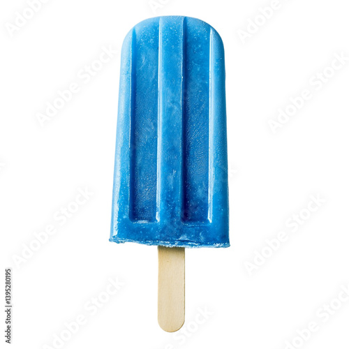 Refreshing blue ice pop perfect summer treat