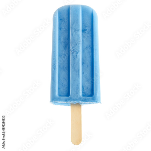 Refreshing blue ice pop perfect summer treat