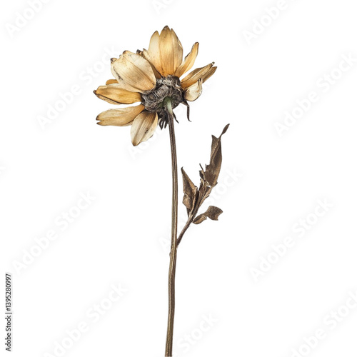 Dried flower elegant beauty delicate petals wistful memory
