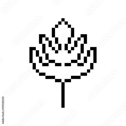 plant leaf pixel art for your needs