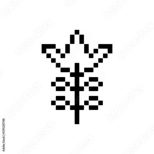 plant leaf pixel art for your needs