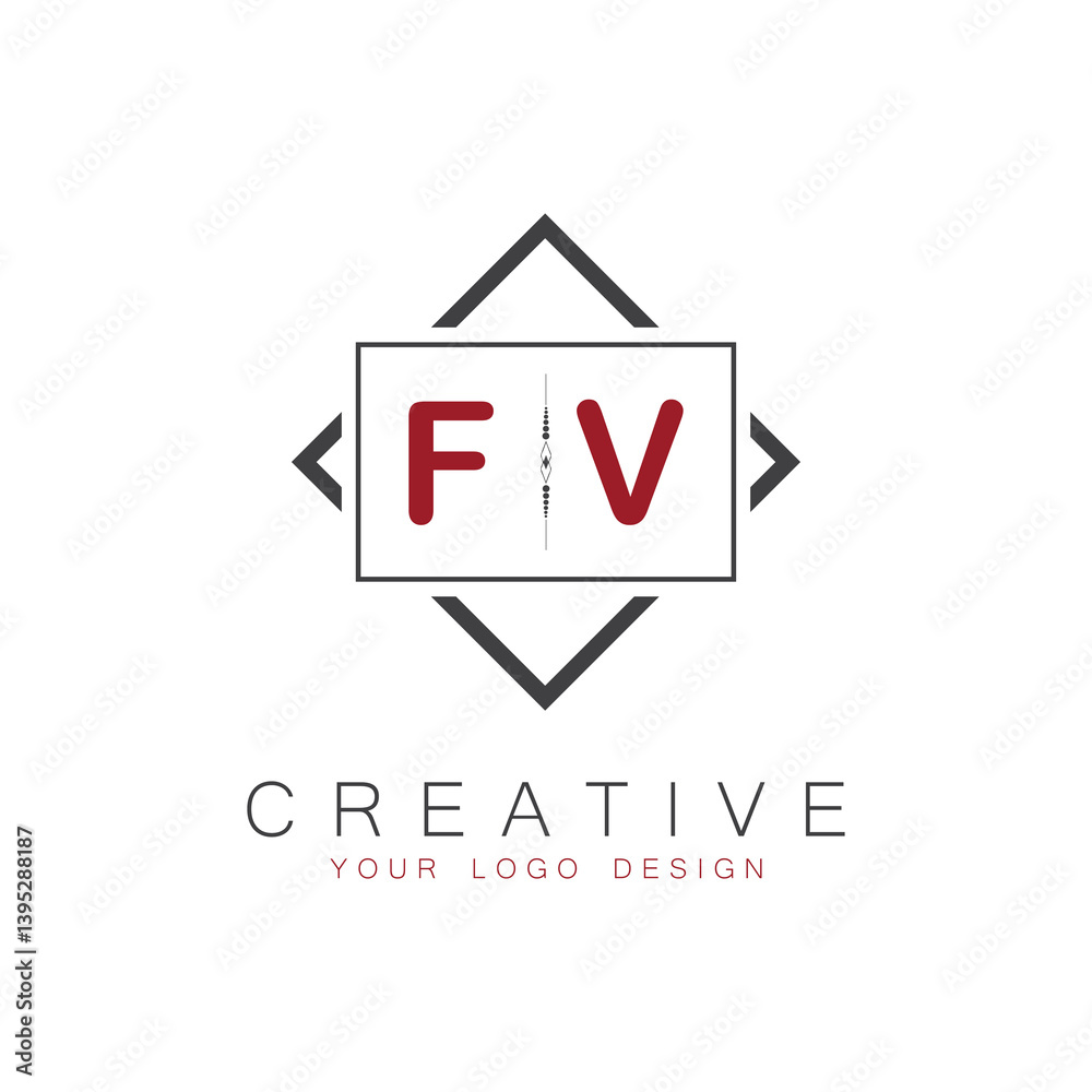 initial monogram logo for Creative with square style design. initial monogram logo for Creative with square style design.