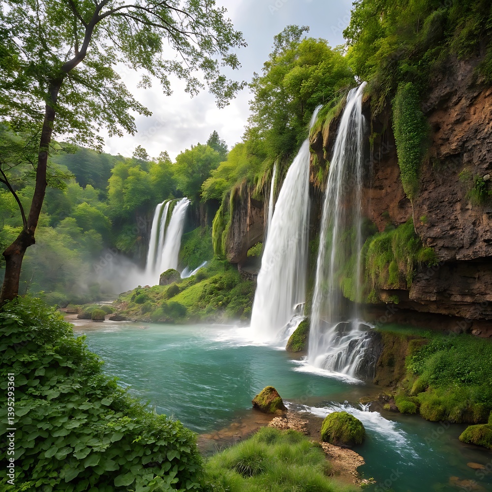 Fototapeta premium waterfall in thailand