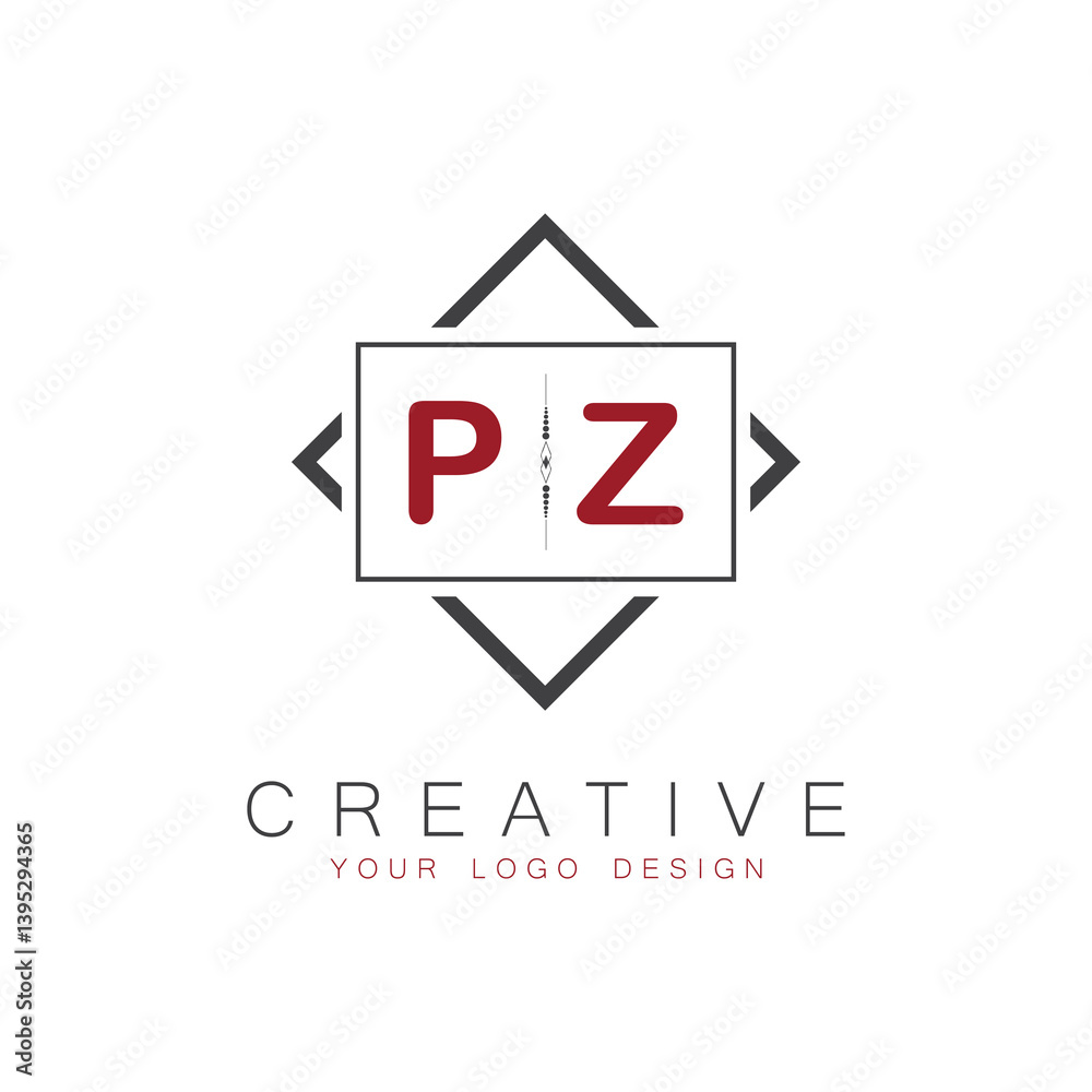 initial monogram logo for Creative with square style design. initial monogram logo for Creative with square style design.