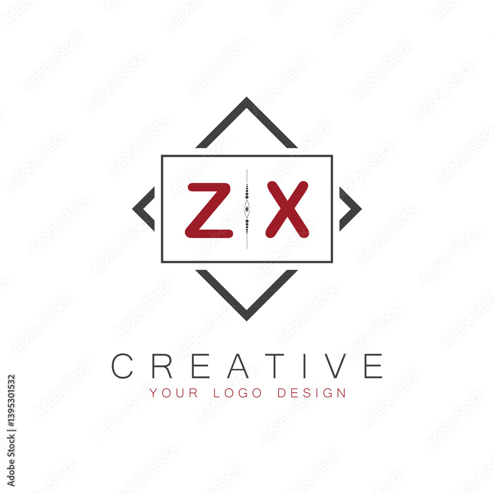 initial monogram logo for Creative with square style design. initial monogram logo for Creative with square style design.