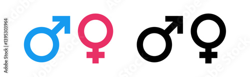 gender symbol, male and female