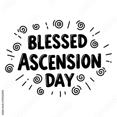 Blessed Ascension Day Graphic