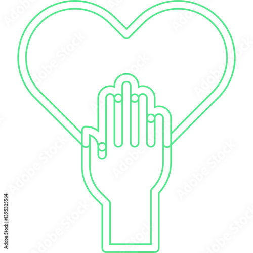 Honesty single vector illustration icon