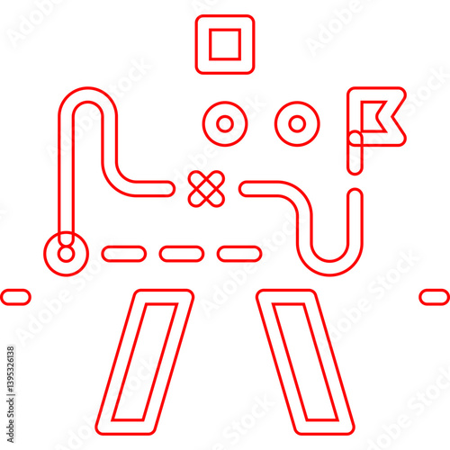 Development Plan single vector illustration icon