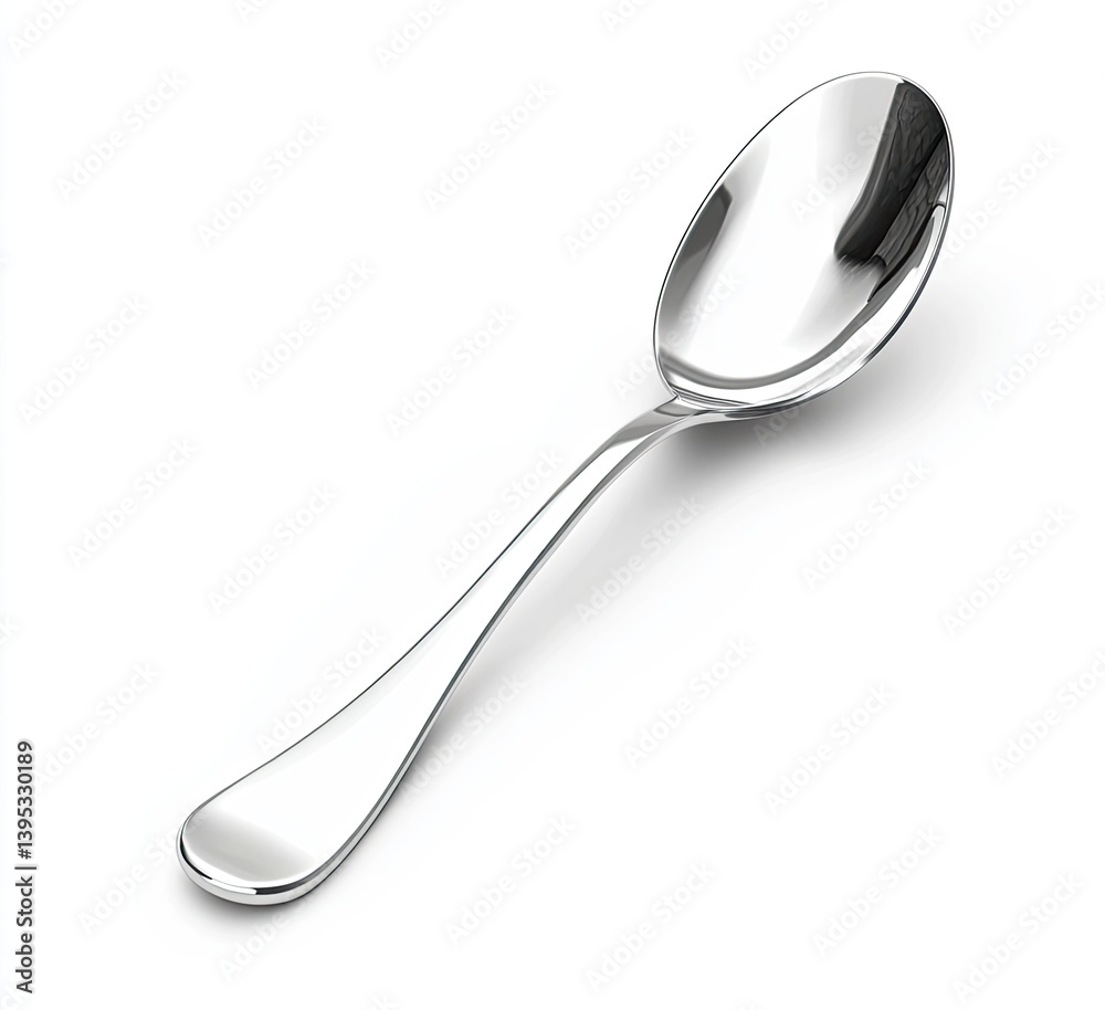 Polished Spoon, Elegant Design Polished Spoon, Elegant Design