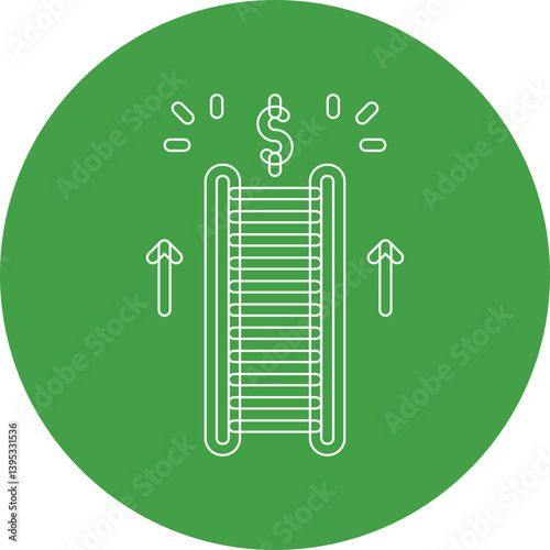 Motivation & Incentives single vector illustration icon