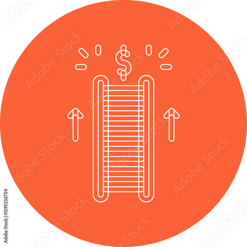Motivation & Incentives single vector illustration icon