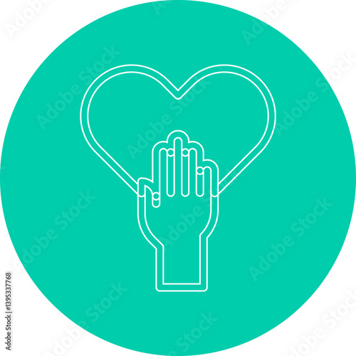 Honesty single vector illustration icon