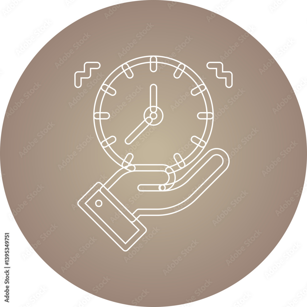 Time Management single vector illustration icon Time Management single vector illustration icon