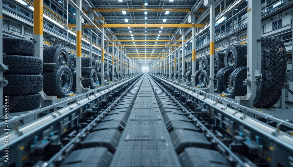 A Harmonious Blend of Technology and Craftsmanship Explore the Automated Tire Manufacturing Process in a Cutting Edge Factory A Harmonious Blend of Technology and Craftsmanship Explore the Automated Tire Manufacturing Process in a Cutting Edge Factory