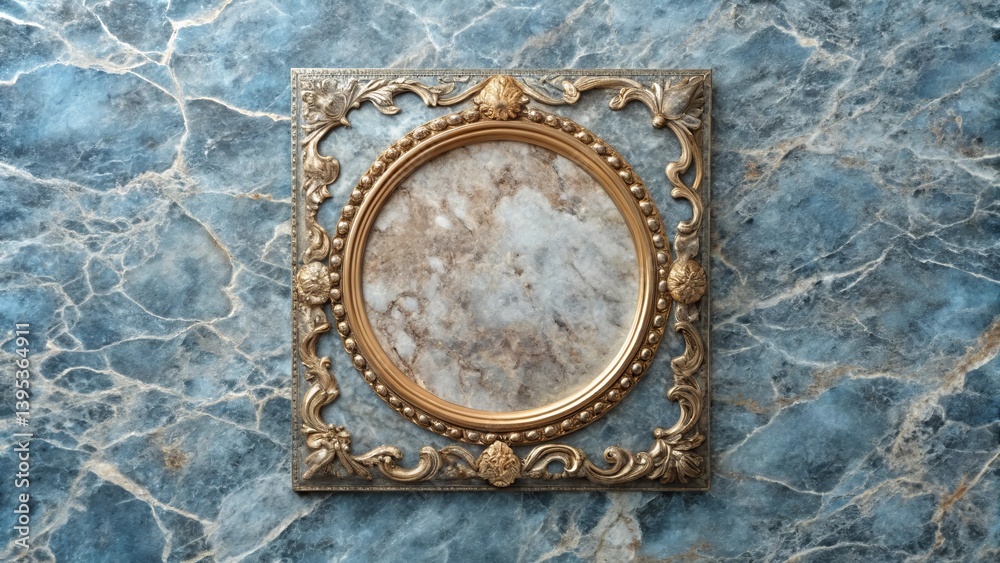 Elegant Oval Frame on Marble Background, Perfect for Design Inspiration and Artistic Projects Elegant Oval Frame on Marble Background, Perfect for Design Inspiration and Artistic Projects