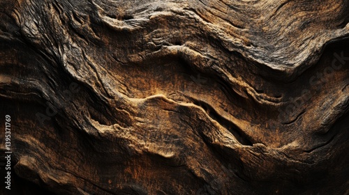 Wallpaper Mural Dark Wood Texture Background Torontodigital.ca