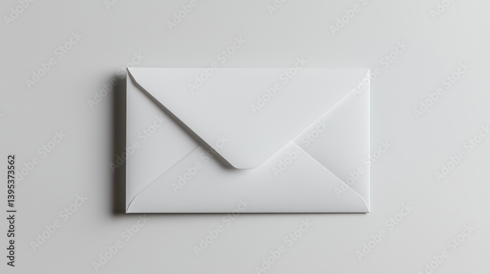 A pristine white postcard rests gently on an elegant surface, exuding minimalist beauty Generative AI A pristine white postcard rests gently on an elegant surface, exuding minimalist beauty Generative AI