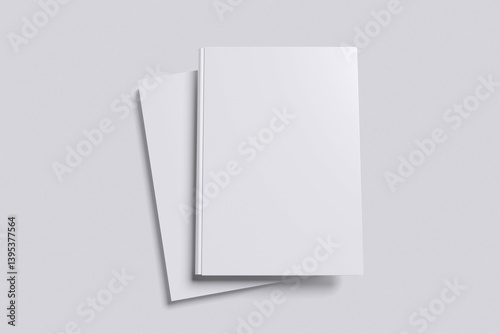 White Cover Book for mockup template