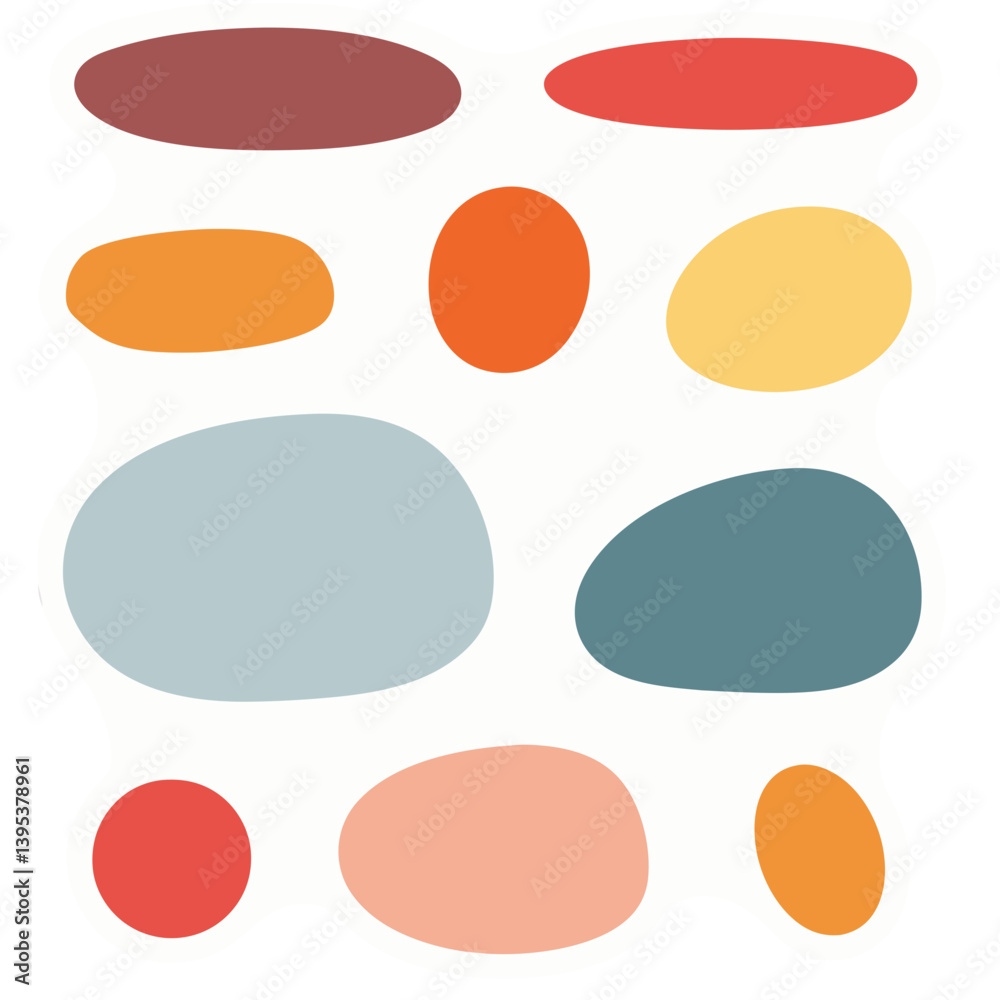 Soft Color Palette of Neutral and Warm Shades Soft Color Palette of Neutral and Warm Shades