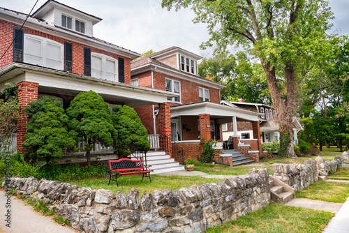 Detached home, mansion in winchester, virginia. american brick home.
