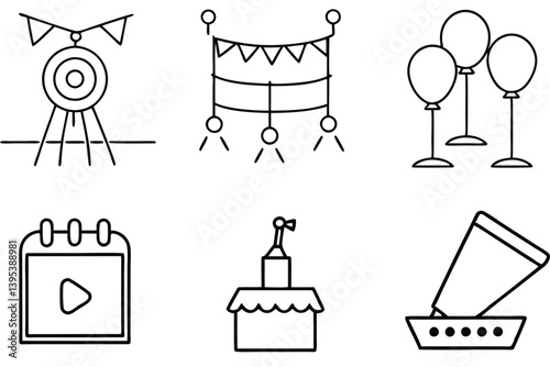 Containing Event Illustrations for Custom Designs Ideas