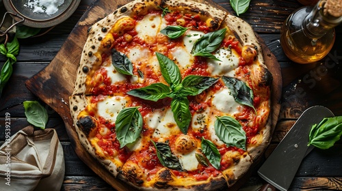 Perfect crusty pizza