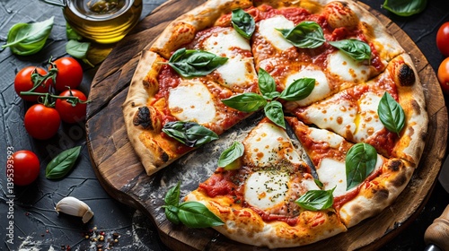 Perfect crusty pizza