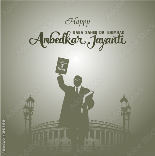 Dr. Bhimrao Ambedkar Jayanti Social Media Creative Design for 14 April

