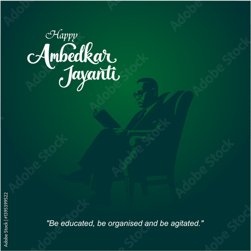 Baba Saheb Dr. Bhimrao Ambedkar Jayanti Social Media Post Creative Design
