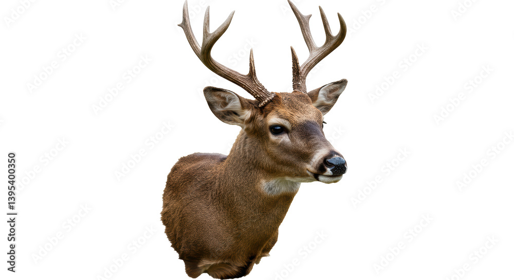 Isolated Deer Head Isolated Deer Head