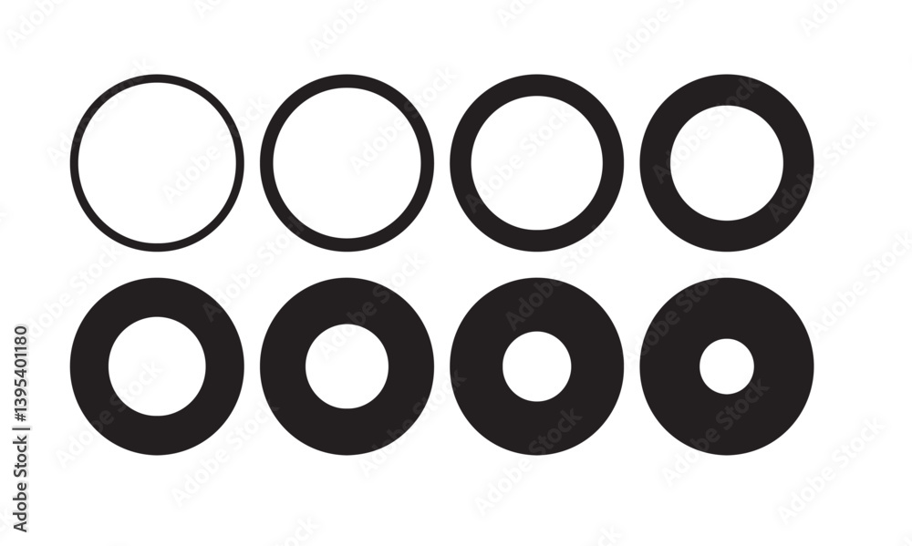 6 Circle Silhouette Design Set, Minimalist Round Shape SVG & Clipart Bundle 6 Circle Silhouette Design Set, Minimalist Round Shape SVG & Clipart Bundle