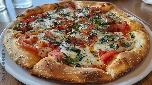 Perfect crusty pizza