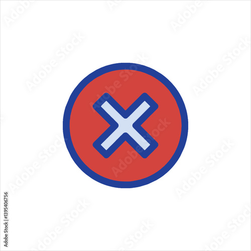 vector cross icon