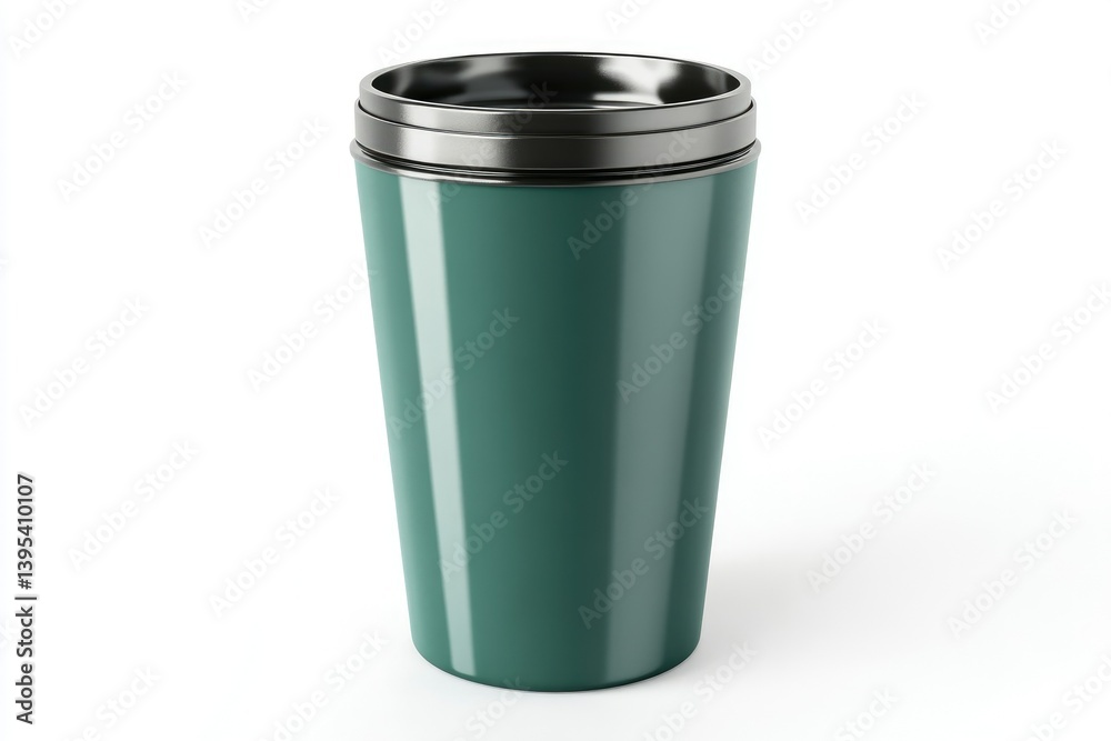 Insulated Teal Tumbler Mockup Isolated on White Background for Product Showcase Insulated Teal Tumbler Mockup Isolated on White Background for Product Showcase