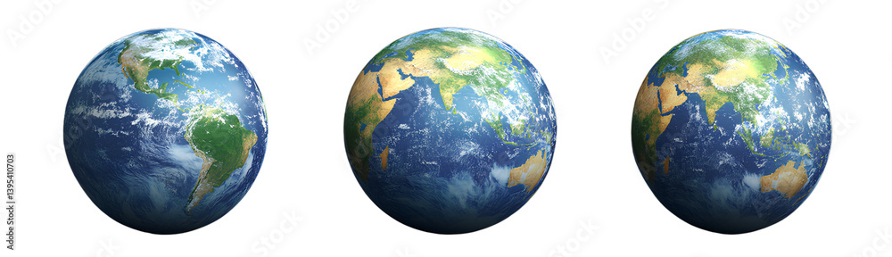 Earth globe with a transparent background Earth globe with a transparent background