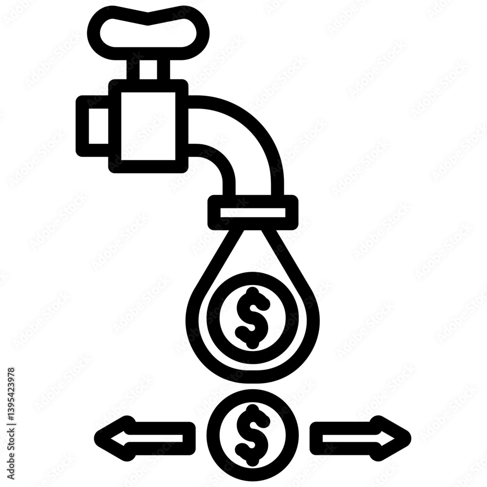 Obraz premium cashflow